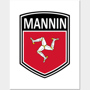 Flag Shield - Mannin Posters and Art